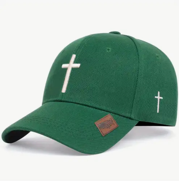 Outdoor Men's Cross Baseball Embroidery Cap