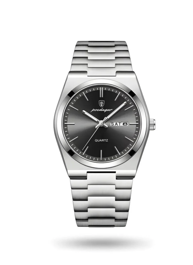 Poedagar Elite Wrist Watch in black